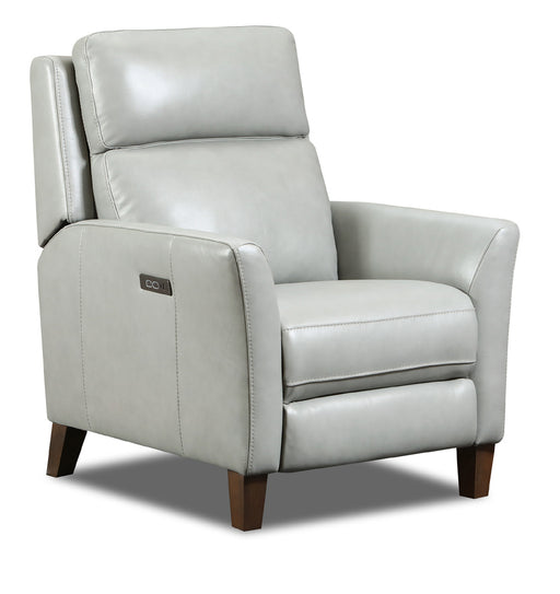 Southern Motion - 9602P Fairchild Power Headrest HI-LEG Recliner with Zero Gravity in Gibson Light Grey - 9602P - GreatFurnitureDeal