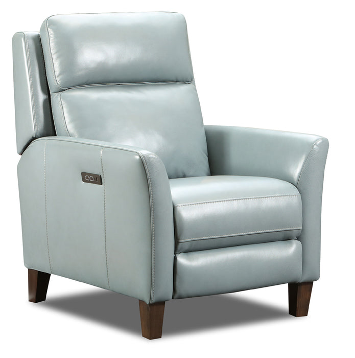 Southern Motion REVIVE - 9602P Fairchild Power Headrest HI-LEG Recliner with Zero Gravity in Gibson Surf - 9602P/97463 - GreatFurnitureDeal