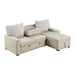 Homelegance - Gallatin 2 Piece Sectional with Right Chaise in Beige - 9605BE*2LLRC - GreatFurnitureDeal