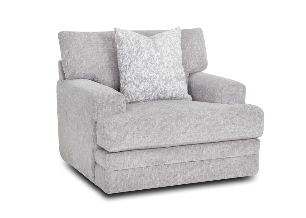Franklin Furniture - 960 Sterling Swivel Chair in Matcha Nickel - 96080-NICKEL