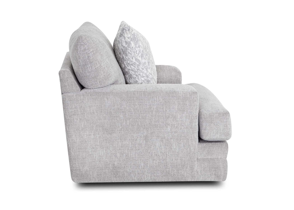 Franklin Furniture - 960 Sterling Swivel Chair in Matcha Nickel - 96080-NICKEL