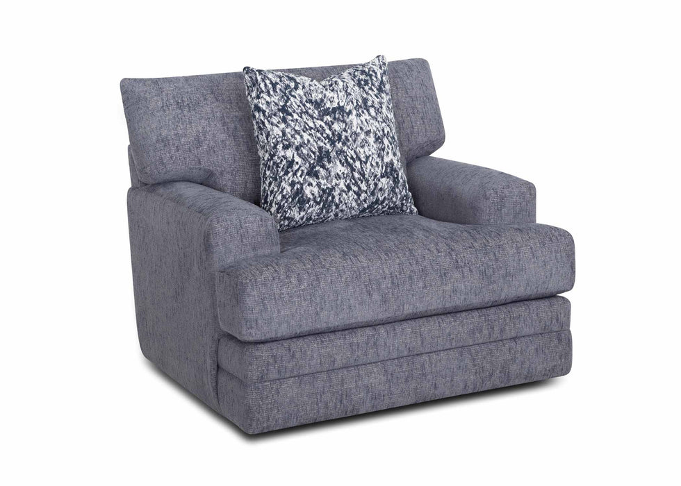 Franklin Furniture - 960 Sapphire Swivel Chair in Matcha Mineral - 96080-MIN