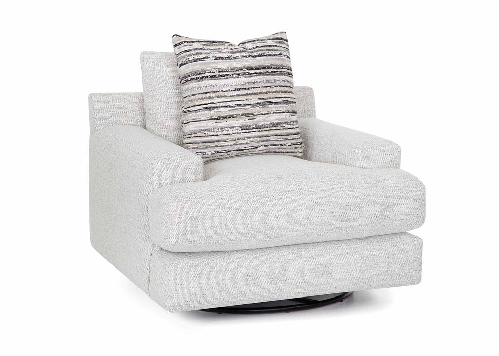 Franklin Furniture - Surrey Swivel Chair in Merino Cotton - 96180 - GreatFurnitureDeal
