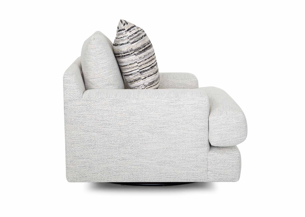 Franklin Furniture - Surrey Swivel Chair in Merino Cotton - 96180