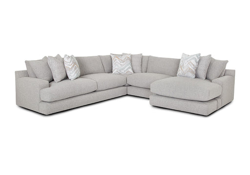 Franklin Furniture - 961 Meade 4 Piece Sectional Sofa in Dove - 96159-104-103-114-DOVE - GreatFurnitureDeal