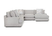 Franklin Furniture - 961 Meade 4 Piece Sectional Sofa in Dove - 96159-104-103-114-DOVE - GreatFurnitureDeal