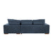 Homelegance - Raife 2-Piece Sectional with Right Chaise in Blue - 9624BU*22LRC - GreatFurnitureDeal