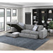 Homelegance - Raife 2 Piece Sectional with Left Chaise in Gray - 9624GY*2LC2R - GreatFurnitureDeal