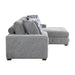 Homelegance - Raife 3 Piece Sectional with Right Chaise in Gray - 9624GY*32LRC - GreatFurnitureDeal