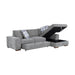 Homelegance - Raife 3 Piece Sectional with Right Chaise in Gray - 9624GY*32LRC - GreatFurnitureDeal