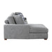 Homelegance - Raife 3 Piece Sectional with Left Chaise and Ottoman in Gray - 9624GY*3LC2R - GreatFurnitureDeal