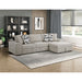 Homelegance - Raife 2-Piece Sectional with Right Chaise in Taupe - 9624TP*22LRC - GreatFurnitureDeal