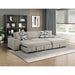 Homelegance - Raife 2-Piece Sectional with Right Chaise in Taupe - 9624TP*22LRC - GreatFurnitureDeal