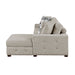 Homelegance - Raife 2-Piece Sectional with Right Chaise in Taupe - 9624TP*22LRC - GreatFurnitureDeal
