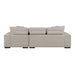 Homelegance - Raife 3-Piece Sectional with Right Chaise and Ottoman in Taupe - 9624TP*32LRC - GreatFurnitureDeal