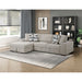 Homelegance - Raife 2-Piece Sectional with Left Chaise in Taupe - 9624TP*2LC2R - GreatFurnitureDeal