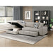 Homelegance - Raife 2-Piece Sectional with Left Chaise in Taupe - 9624TP*2LC2R - GreatFurnitureDeal