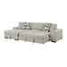 Homelegance - Raife 2-Piece Sectional with Left Chaise in Taupe - 9624TP*2LC2R - GreatFurnitureDeal