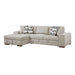 Homelegance - Raife 3-Piece Sectional with Left Chaise and Ottoman in Taupe - 9624TP*3LC2R - GreatFurnitureDeal