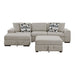 Homelegance - Raife 3-Piece Sectional with Left Chaise and Ottoman in Taupe - 9624TP*3LC2R - GreatFurnitureDeal