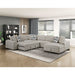 Homelegance - Raife 4-Piece Sectional with Right Chaise in Taupe - 9624TP*42LRC - GreatFurnitureDeal