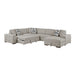 Homelegance - Raife 4-Piece Sectional with Right Chaise in Taupe - 9624TP*42LRC - GreatFurnitureDeal