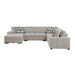 Homelegance - Raife 4-Piece Sectional with Left Chaise in Taupe - 9624TP*42RLC - GreatFurnitureDeal