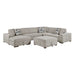 Homelegance - Raife 5-Piece Sectional with Left Chaise and Storage Ottoman in Taupe - 9624TP*5LC2R - GreatFurnitureDeal