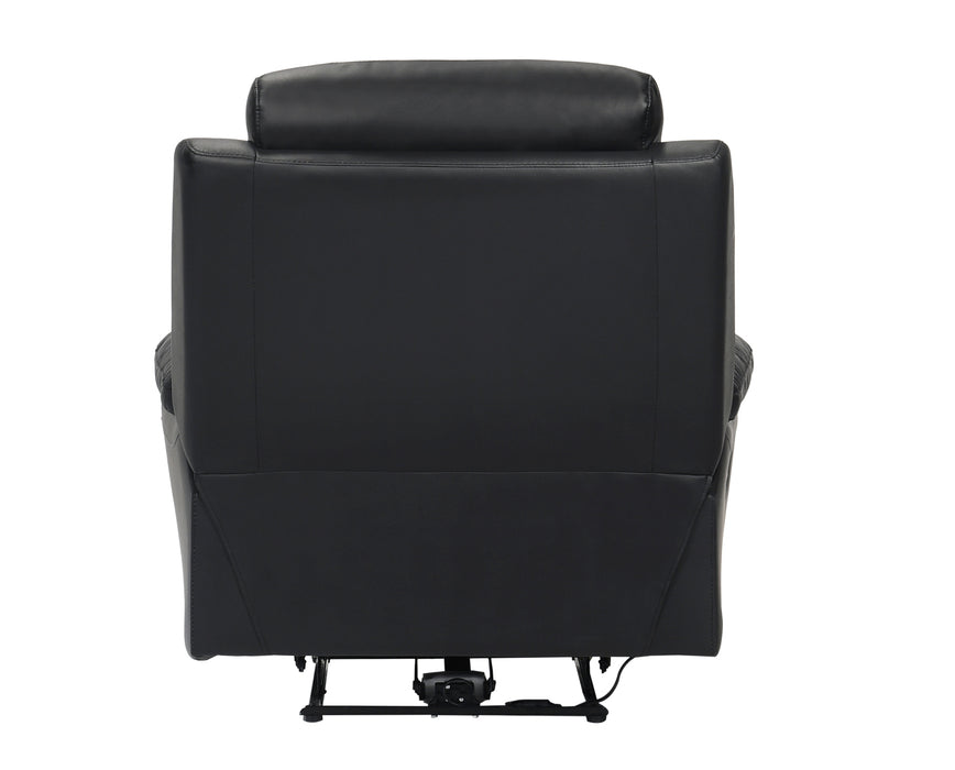 Homelegance - Hancock 3 Piece Power Double Reclining Living Room Set in Black - 9628BLK*3PW