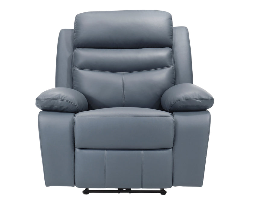 Homelegance - Hancock 3 Piece Power Double Reclining Living Room Set in Blue - 9628BUE*3PW