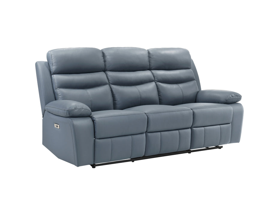 Homelegance - Hancock Power Double Reclining Sofa in Blue - 9628BUE-3PW
