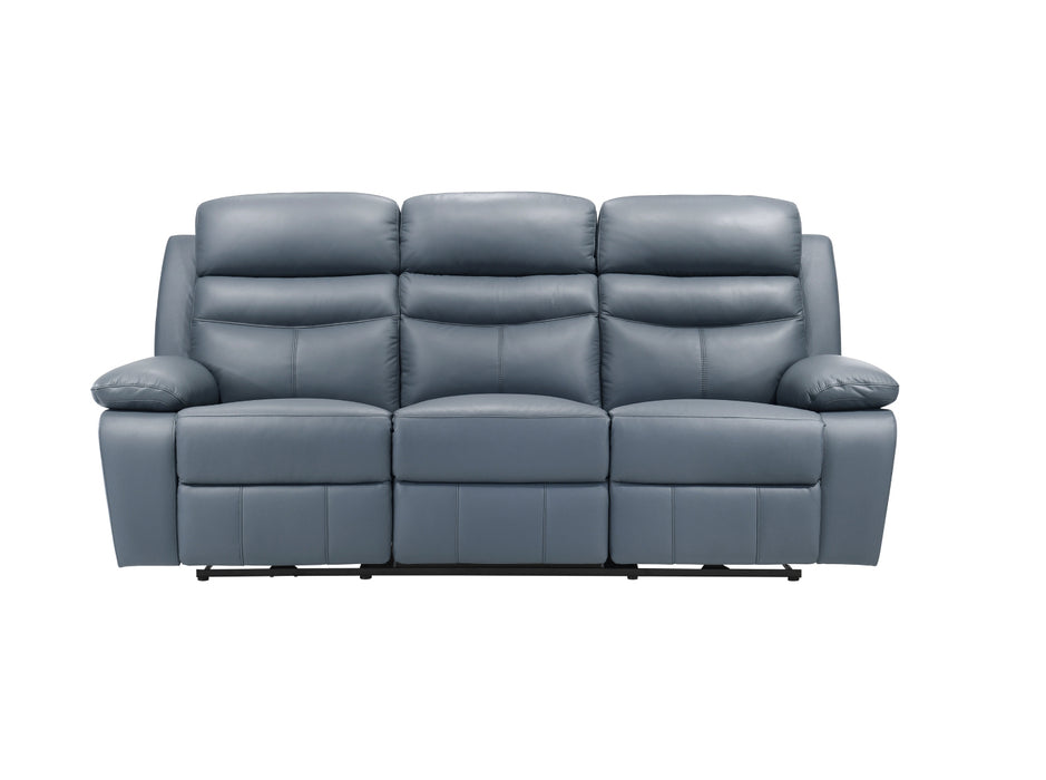 Homelegance - Hancock 3 Piece Power Double Reclining Living Room Set in Blue - 9628BUE*3PW