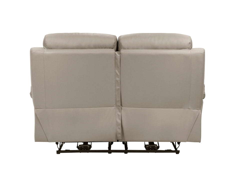 Homelegance - Hancock Power Double Reclining Loveseat in Latte - 9628LTE-2PW