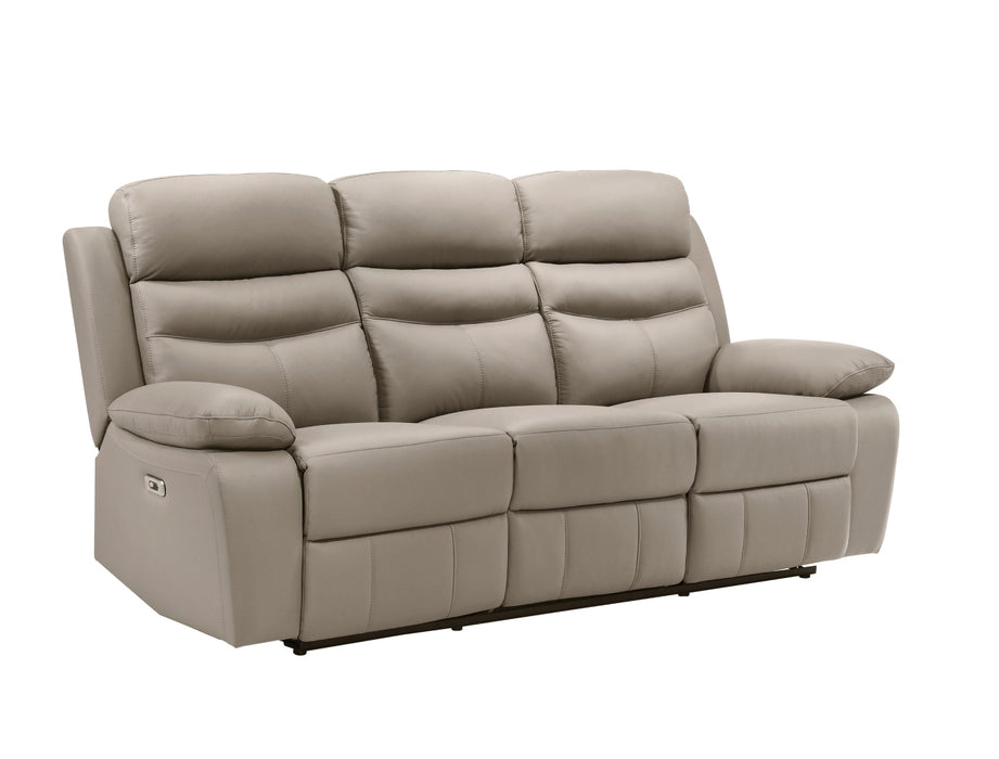 Homelegance - Hancock 3 Piece Power Double Reclining Living Room Set in Latte - 9628LTE*3PW