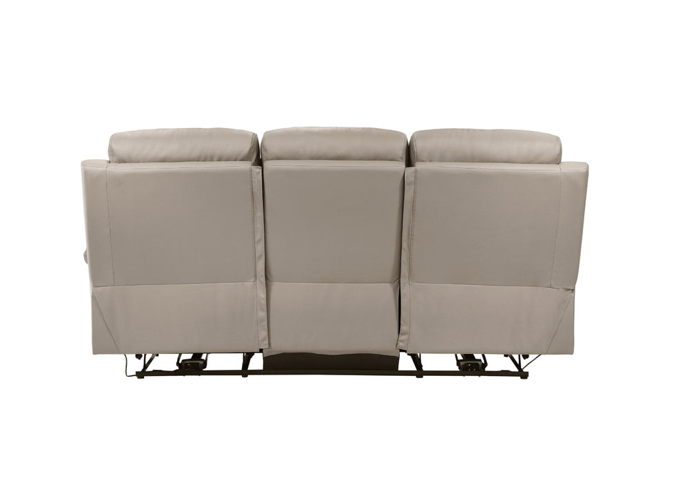 Homelegance - Hancock Power Double Reclining Sofa in Latte - 9628LTE-3PW