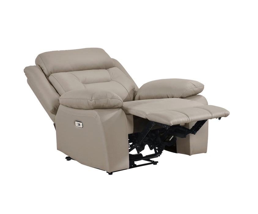 Homelegance - Laconia 3 Piece Power Double Reclining Living Room Set in Latte - 9629LTE*3PW
