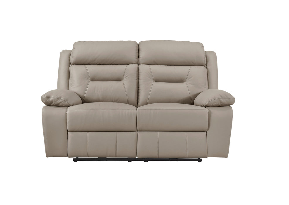 Homelegance - Laconia 3 Piece Power Double Reclining Living Room Set in Latte - 9629LTE*3PW