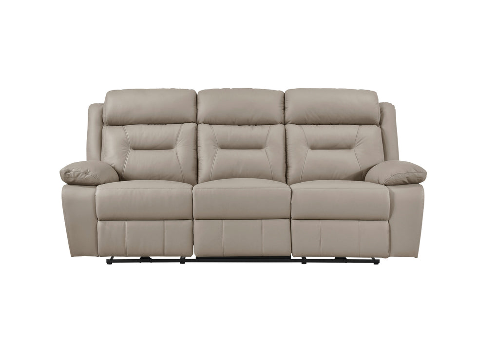 Homelegance - Laconia Power Double Reclining Sofa in Latte - 9629LTE-3PW