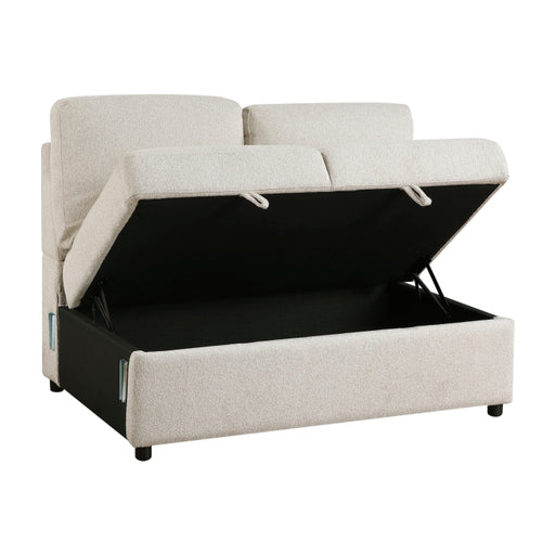 Homelegance - Pompano Sectional with Right Chaise in Beige - 9630BE*32LRC - GreatFurnitureDeal