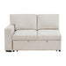 Homelegance - Pompano 2 Piece Sectional with Right Chaise in Beige - 9630BE*42LRC - GreatFurnitureDeal
