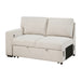 Homelegance - Pompano Sectional with Right Chaise in Beige - 9630BE*32LRC - GreatFurnitureDeal