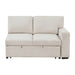 Homelegance - Pompano Sectional with Left Chaise in Beige - 9630BE*4LC2R - GreatFurnitureDeal