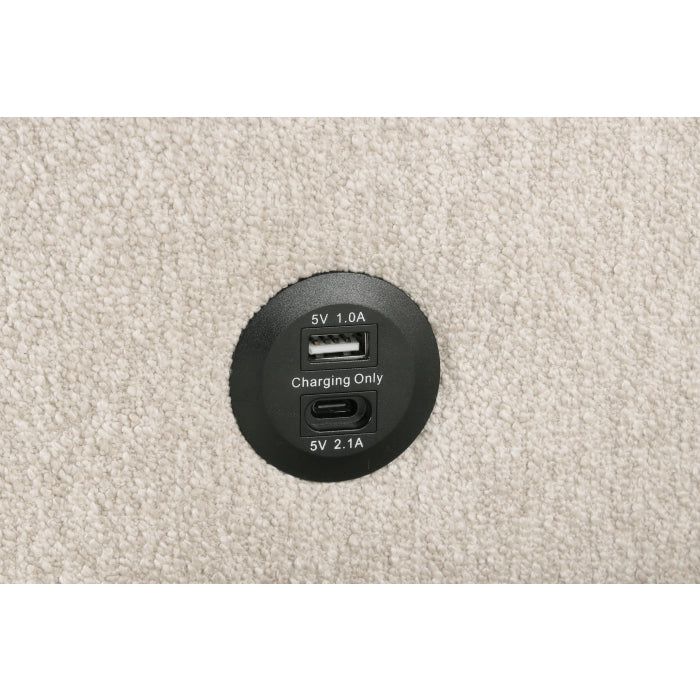 Homelegance - Pompano Sectional with Left Chaise in Beige - 9630BE*4LC2R - GreatFurnitureDeal