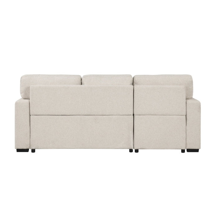 Homelegance - Raife Sectional with Left Chaise in Beige - 9630BE*2LC2R - GreatFurnitureDeal
