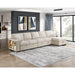 Homelegance - Pompano Sectional with Right Chaise in Beige - 9630BE*32LRC - GreatFurnitureDeal