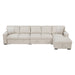 Homelegance - Pompano Sectional with Right Chaise in Beige - 9630BE*32LRC - GreatFurnitureDeal