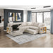 Homelegance - Pompano Sectional with Left Chaise in Beige - 9630BE*4LC2R - GreatFurnitureDeal