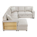Homelegance - Pompano Sectional with Left Chaise in Beige - 9630BE*4LC2R - GreatFurnitureDeal