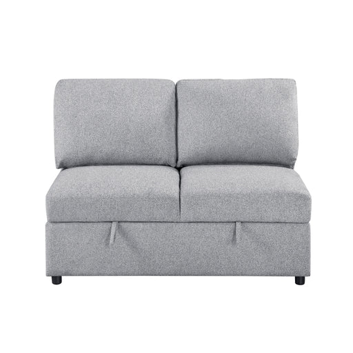 Homelegance - Pompano Sectional with Right Chaise in Gray - 9630GY*32LRC - GreatFurnitureDeal