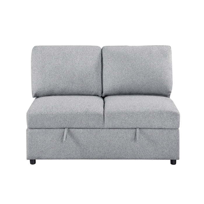 Homelegance - Pompano Sectional with Right Chaise in Gray - 9630GY*32LRC - GreatFurnitureDeal